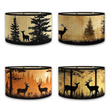 Maxbell E27 Lamp Shade Lighting Accessories Office Bedroom Vintage Design Lamp Cover Style D