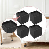 Maxbell 4 Pieces Bed Risers Raising Non Slip Furniture Risers for Cabinet Chair Sofa