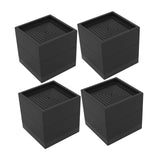 Maxbell 4 Pieces Bed Risers Raising Non Slip Furniture Risers for Cabinet Chair Sofa