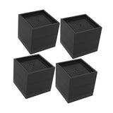 Maxbell 4 Pieces Bed Risers Raising Non Slip Furniture Risers for Cabinet Chair Sofa