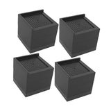 Maxbell 4 Pieces Bed Risers Raising Non Slip Furniture Risers for Cabinet Chair Sofa