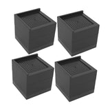 Maxbell 4 Pieces Bed Risers Raising Non Slip Furniture Risers for Cabinet Chair Sofa