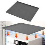 Maxbell Dryer Pad Silicone Prevent Water Spilling Washer and Dryer Cover for The Top gray 60x50cm