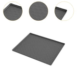 Maxbell Dryer Pad Silicone Prevent Water Spilling Washer and Dryer Cover for The Top gray 60x50cm