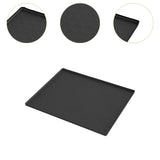 Maxbell Dryer Pad Silicone Prevent Water Spilling Washer and Dryer Cover for The Top black 60x50cm
