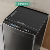 Maxbell Dryer Pad Silicone Prevent Water Spilling Washer and Dryer Cover for The Top black 60x50cm