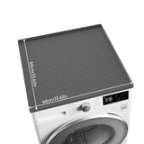 Maxbell Dryer Pad Silicone Prevent Water Spilling Washer and Dryer Cover for The Top gray 60x60cm