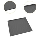 Maxbell Dryer Pad Silicone Prevent Water Spilling Washer and Dryer Cover for The Top gray 60x60cm