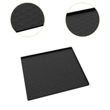 Maxbell Dryer Pad Silicone Prevent Water Spilling Washer and Dryer Cover for The Top black 60x60cm