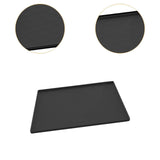 Maxbell Dryer Pad Silicone Prevent Water Spilling Washer and Dryer Cover for The Top black 65x60cm