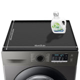 Maxbell Dryer Pad Silicone Prevent Water Spilling Washer and Dryer Cover for The Top black 65x60cm