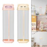 Maxbell Stuffed Animal Storage Tube Toy Storage Box for Bedroom Living Room Playroom Pink