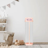 Maxbell Stuffed Animal Storage Tube Toy Storage Box for Bedroom Living Room Playroom Pink