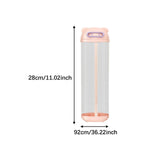 Maxbell Stuffed Animal Storage Tube Toy Storage Box for Bedroom Living Room Playroom Pink