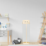 Maxbell Stuffed Animal Storage Tube Toy Storage Box for Bedroom Living Room Playroom Beige