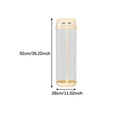 Maxbell Stuffed Animal Storage Tube Toy Storage Box for Bedroom Living Room Playroom Beige