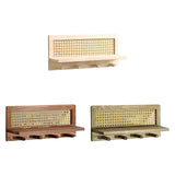 Maxbell Coat Rack with Shelf Coat Hook Entryway Coat Hanger for Kitchen Hallway Bags Wood  color