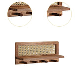 Maxbell Coat Rack with Shelf Coat Hook Entryway Coat Hanger for Kitchen Hallway Bags Camel color