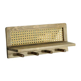 Maxbell Coat Rack with Shelf Coat Hook Entryway Coat Hanger for Kitchen Hallway Bags Antique color