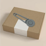 Maxbell Cardboard Box Punch Cardboard Perforator for Craft Scrapbooking Model Making gray