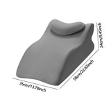 Maxbell Bed Wedge Pillow Stylish Headboard for Watching Movies Back Sleeping Reading Deep Gray