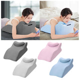 Maxbell Bed Wedge Pillow Stylish Headboard for Watching Movies Back Sleeping Reading Deep Gray