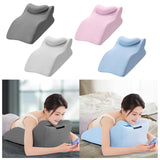 Maxbell Bed Wedge Pillow Stylish Headboard for Watching Movies Back Sleeping Reading Deep Gray