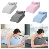 Maxbell Bed Wedge Pillow Stylish Headboard for Watching Movies Back Sleeping Reading Deep Gray