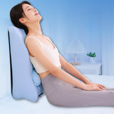 Maxbell Bed Wedge Pillow Stylish Headboard for Watching Movies Back Sleeping Reading Blue