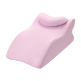 Maxbell Bed Wedge Pillow Stylish Headboard for Watching Movies Back Sleeping Reading Pink