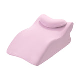 Maxbell Bed Wedge Pillow Stylish Headboard for Watching Movies Back Sleeping Reading Pink