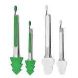 Maxbell 2 Pieces Locking Kitchen Tongs Barbecue Tongs for Home Indoor Outdoor Bakery Green Christmas Tre