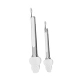 Maxbell 2 Pieces Locking Kitchen Tongs Barbecue Tongs for Home Indoor Outdoor Bakery White Snowman