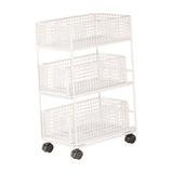 Maxbell Mobile Rolling Cart Metal Under Desk Utility Cart