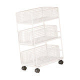Maxbell Mobile Rolling Cart Metal Under Desk Utility Cart