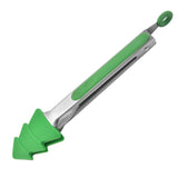 Maxbell 3Pcs Christmas Food Tongs Multipurpose Silicone Clips for Buffet Salad Steak