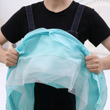 Maxbell Folding Baby Bed Netting Bedding Cute Protective Net for Infant Decor Travel Blue