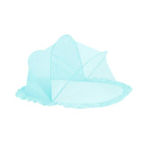 Maxbell Folding Baby Bed Netting Bedding Cute Protective Net for Infant Decor Travel Blue