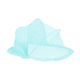Maxbell Folding Baby Bed Netting Bedding Cute Protective Net for Infant Decor Travel Blue