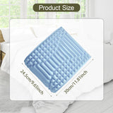 Maxbell Back Stretcher Yoga Gym Spinal Decompression Office Traveling Neck Stretcher Blue