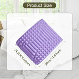 Maxbell Back Stretcher Yoga Gym Spinal Decompression Office Traveling Neck Stretcher Purple