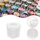 Maxbell Paint Bucket Sealing Leakproof Paint Pail with Handle for BBQ Outdoor Indoor 4 L