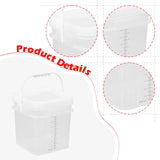 Maxbell Paint Bucket Sealing Leakproof Paint Pail with Handle for BBQ Outdoor Indoor 10 L