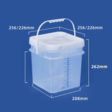 Maxbell Paint Bucket Sealing Leakproof Paint Pail with Handle for BBQ Outdoor Indoor 10 L