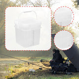 Maxbell Paint Bucket Sealing Leakproof Paint Pail with Handle for BBQ Outdoor Indoor 10 L