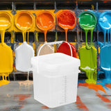 Maxbell Paint Bucket Sealing Leakproof Paint Pail with Handle for BBQ Outdoor Indoor 10 L