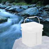 Maxbell Paint Bucket Sealing Leakproof Paint Pail with Handle for BBQ Outdoor Indoor 10 L