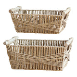 Maxbell Household Storage Basket Decorative Shelf Basket for Perfume Pastries Snacks S