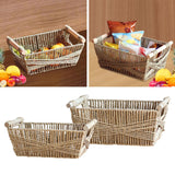 Maxbell Household Storage Basket Decorative Shelf Basket for Perfume Pastries Snacks S