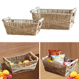 Maxbell Household Storage Basket Decorative Shelf Basket for Perfume Pastries Snacks S